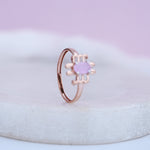 Load image into Gallery viewer, 9K Rose Gold Ring with Colour Stone Caia