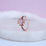 Load image into Gallery viewer, 9K Rose Gold Ring with Colour Stone Caia