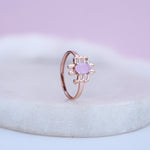 Load image into Gallery viewer, 9K Rose Gold Ring with Colour Stone Caia