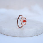 Load image into Gallery viewer, 9K Rose Gold Ring with Colour Stone Caia