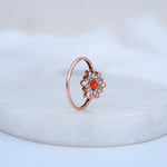 Load image into Gallery viewer, 9K Rose Gold Ring with Colour Stone Caia