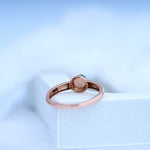 Load image into Gallery viewer, 14K Rose Gold Ring with Colour Stone Caia