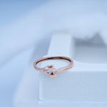Load image into Gallery viewer, 14K Rose Gold Ring Caia