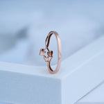 Load image into Gallery viewer, 14K Rose Gold Ring Caia