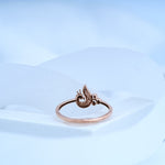Load image into Gallery viewer, 14K Rose Gold Peacock Ring Caia