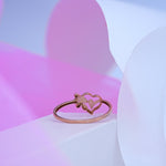 Load image into Gallery viewer, 14K Rose Gold Ring Caia