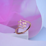 Load image into Gallery viewer, 14K Rose Gold Ring Caia