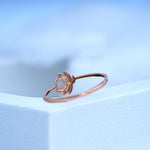 Load image into Gallery viewer, 14K Rose Gold Ring Caia