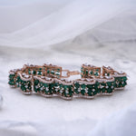 Load image into Gallery viewer, 18K Gold Bracelet with Multicolor CZ Stones Caia