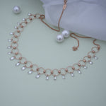 Load image into Gallery viewer, 18K Gold Necklace with CZ Stones