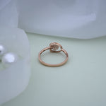 Load image into Gallery viewer, 18K Gold Ring with CZ Stones