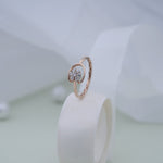 Load image into Gallery viewer, 18K Gold Ring with CZ Stones Caia
