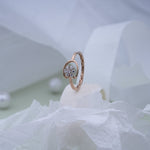 Load image into Gallery viewer, 18K Gold Ring with CZ Stones Caia