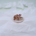 Load image into Gallery viewer, 18K Gold Ring with Multicolor CZ Stones Caia