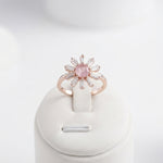 Load image into Gallery viewer, 18K Gold Ring with CZ Stones