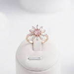 Load image into Gallery viewer, 18K Gold Ring with CZ Stones Caia