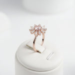 Load image into Gallery viewer, 18K Gold Ring with CZ Stones Caia