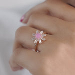 Load image into Gallery viewer, 18K Gold Ring with CZ Stones Caia