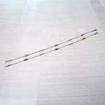 Load image into Gallery viewer, 18K Gold Anklet with Multicolour Stones