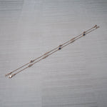 Load image into Gallery viewer, 18K Gold Anklet with Blue Stones Caia