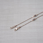 Load image into Gallery viewer, 18K Gold Anklet with Blue Stones Caia