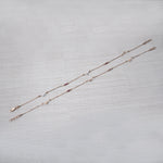 Load image into Gallery viewer, 18K Gold Anklet with Multicolour Stones