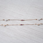 Load image into Gallery viewer, 18K Gold Anklet with Multicolour Stones