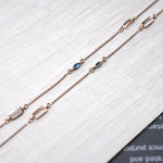 Load image into Gallery viewer, 18K Gold Anklet with Multicolour Stones