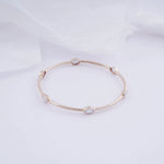 Load image into Gallery viewer, 18K Gold Bangle for Everyday Wear Caia