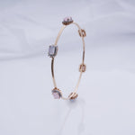 Load image into Gallery viewer, 18K Gold Bangle with CZ Stones Caia