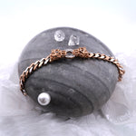 Load image into Gallery viewer, 18K Gold Bracelet with CZ Stones