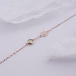 Load image into Gallery viewer, 18K Gold Bracelet with Pastel Green Stone Caia