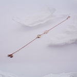 Load image into Gallery viewer, 18K Gold Bracelet with Pastel Green Stone Caia