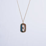 Load image into Gallery viewer, 18K Gold Pendant Necklace with CZ Stones Caia