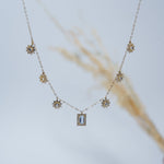 Load image into Gallery viewer, 18K Gold Necklace with Multicolour Stones Caia
