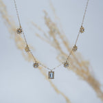 Load image into Gallery viewer, 18K Gold Necklace with Multicolour Stones Caia