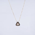 Load image into Gallery viewer, 18K Gold Pendant Necklace with CZ Stones Caia
