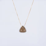 Load image into Gallery viewer, 18K Gold Pendant Necklace with CZ Stones Caia