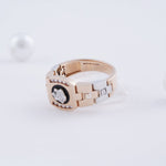Load image into Gallery viewer, 18K Gold Ring with CZ Stones Caia