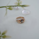Load image into Gallery viewer, 18K Gold Ring with CZ Stones Caia