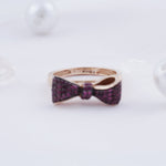 Load image into Gallery viewer, 18K Gold Ring with CZ Stones Caia