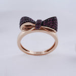 Load image into Gallery viewer, 18K Gold Ring with CZ Stones Caia