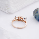 Load image into Gallery viewer, 18K Gold Ring with CZ Stones Caia
