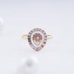 Load image into Gallery viewer, 18K Gold Ring with CZ Stones Caia