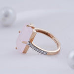 Load image into Gallery viewer, 18K Gold Ring with CZ Stones Caia
