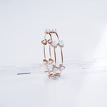 Load image into Gallery viewer, 18K Gold Bangle with CZ Stones (Single Bangle) Caia