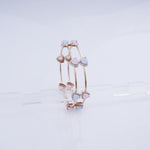 Load image into Gallery viewer, 18K Gold Bangle with CZ Stones (Single Bangle) Caia