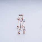 Load image into Gallery viewer, 18K Gold Bangle with CZ Stones (Single Bangle) Caia
