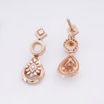 Load image into Gallery viewer, 18K Gold Drop Earrings