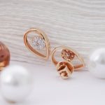 Load image into Gallery viewer, 18K Gold Stud Earrings for Everyday Wear